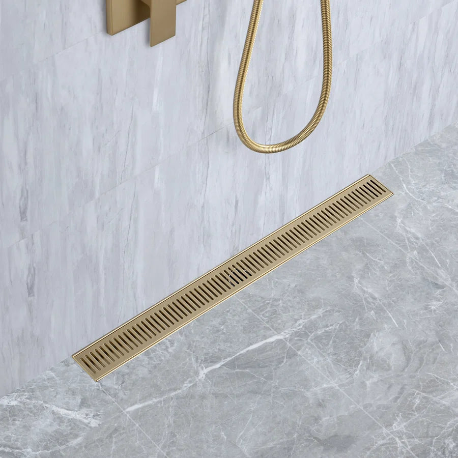 Linear Grid Shower Drain