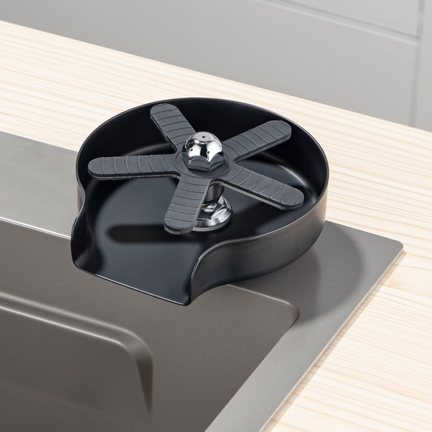 Rinceur de verre en acier inoxydable pour évier de cuisine, accessoires d'évier de cuisine, lave-gobelet RX1237