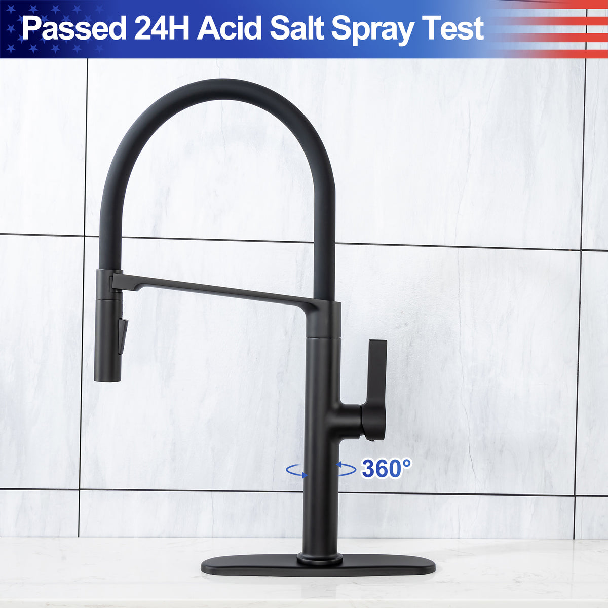 Single-Handle Pull-Down Kitchen Faucet