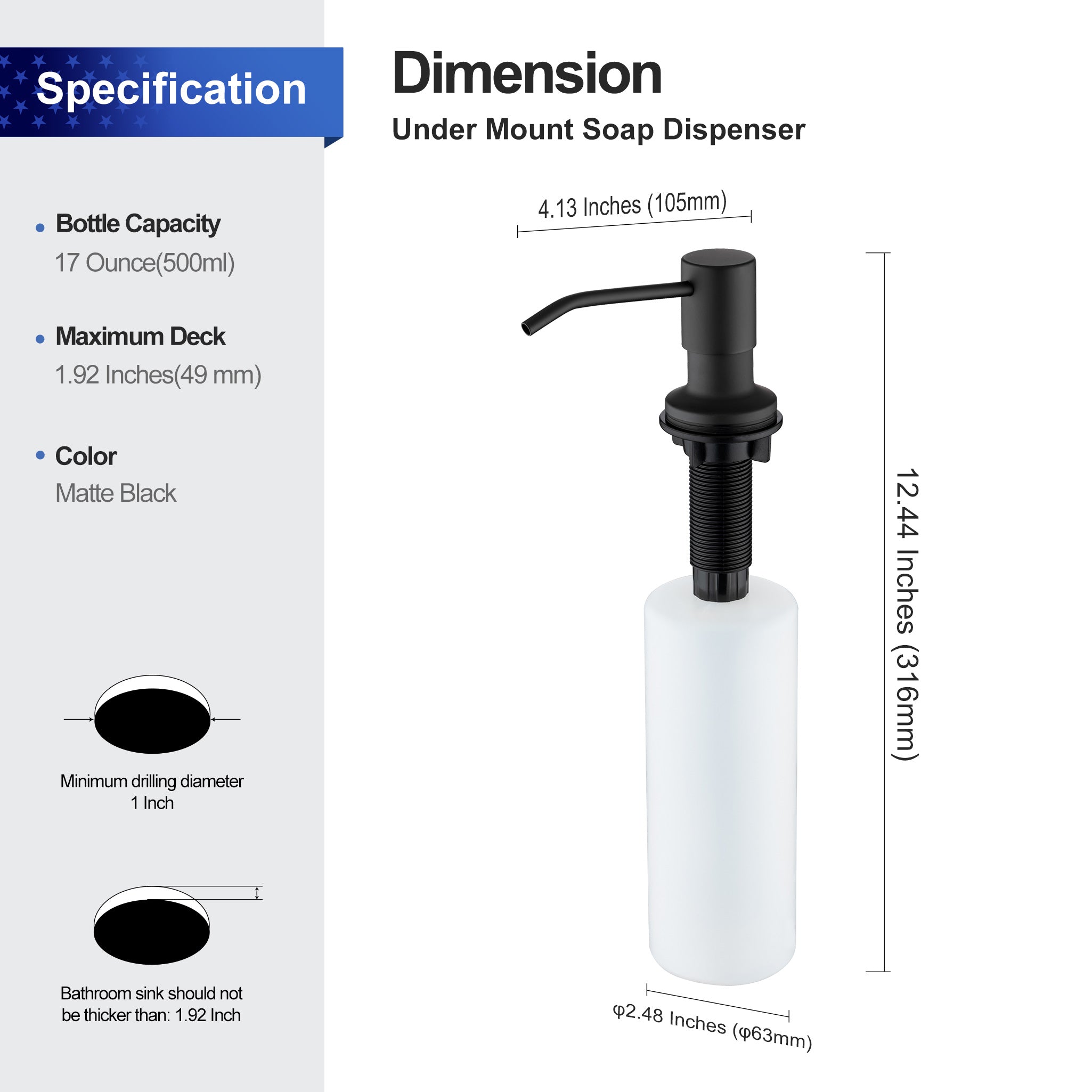 Kitchen Soap Dispenser