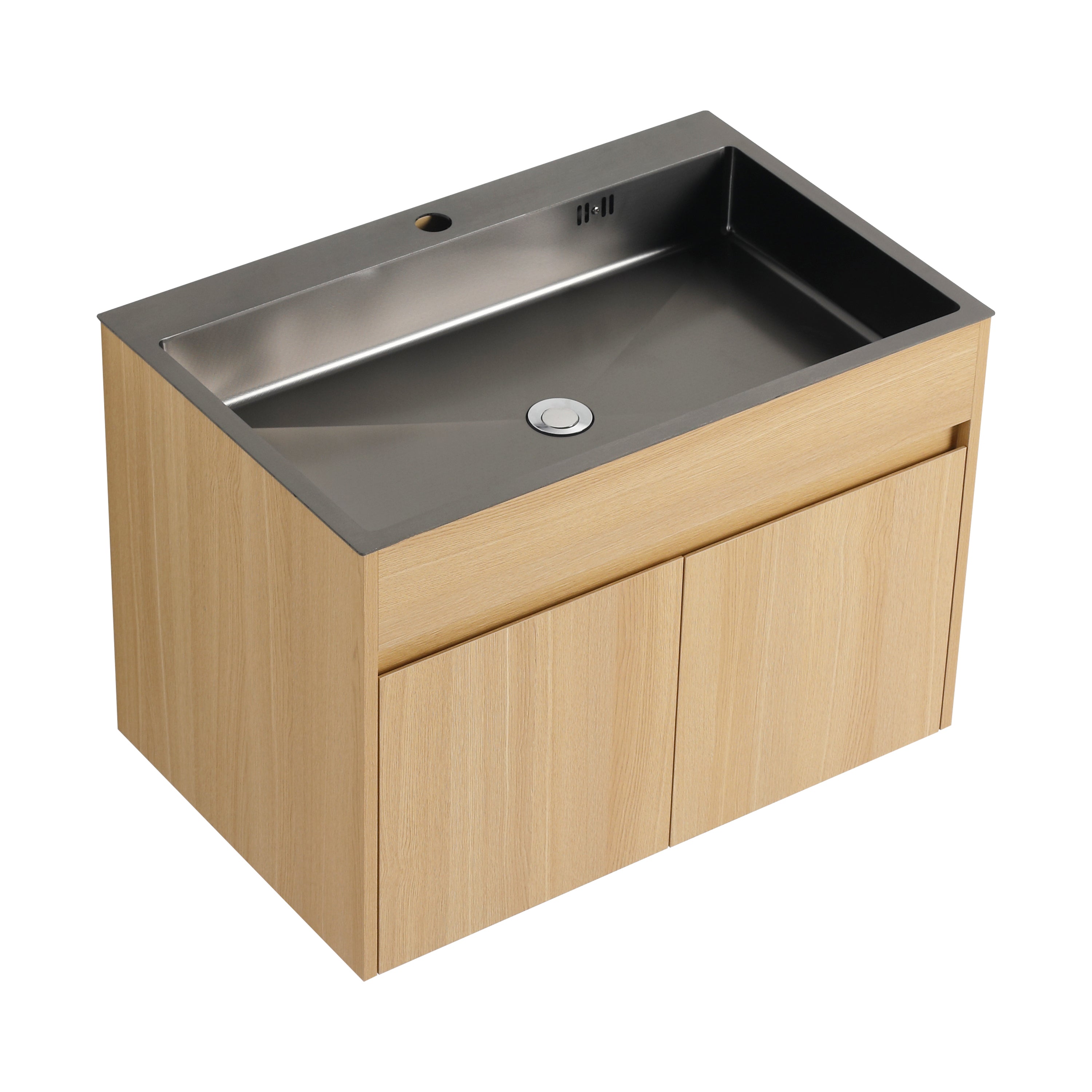 Rainlex 39" Freestanding Stainless Steel Utility Sink with Pull-Out Faucet