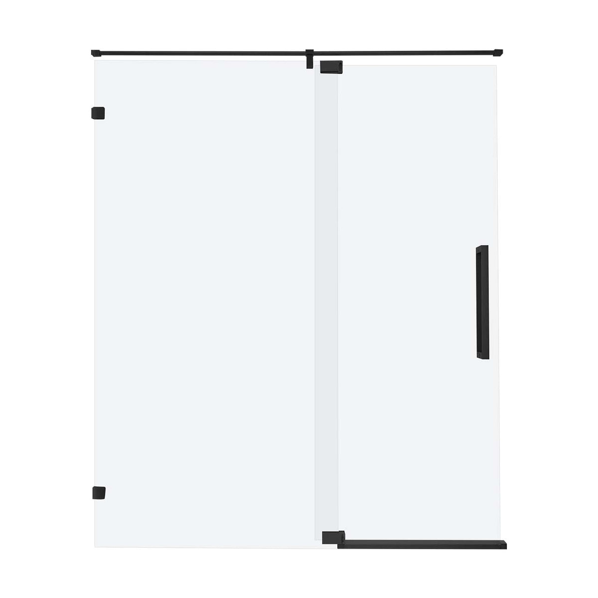 Rainlex Frameless Single-Panel Swing Shower Door with 5/16" Clear Tempered Glass and Safety Film