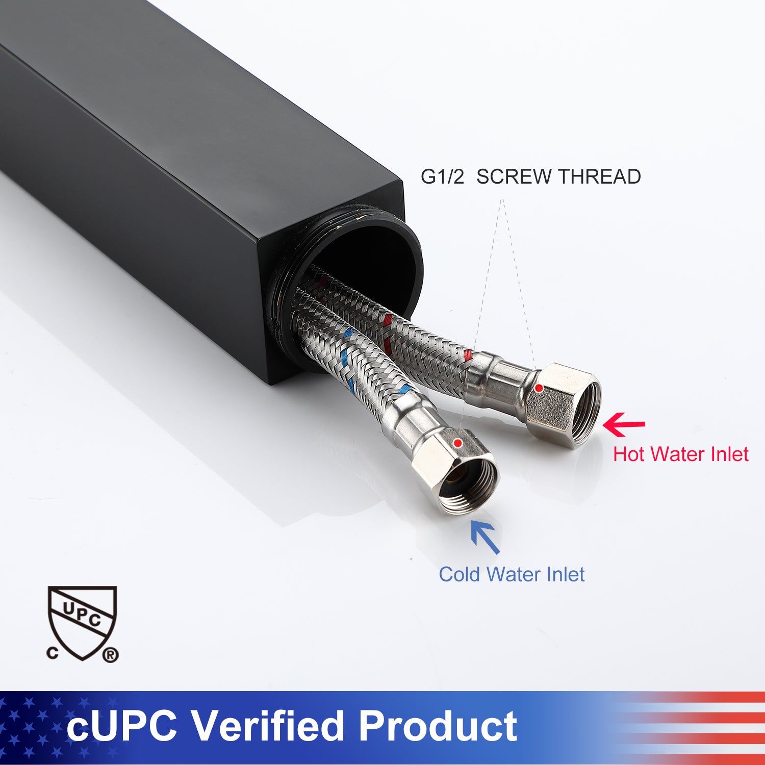 Single-Handle Floor-Mount Freestanding Tub Filler with Handheld Shower (S8002)