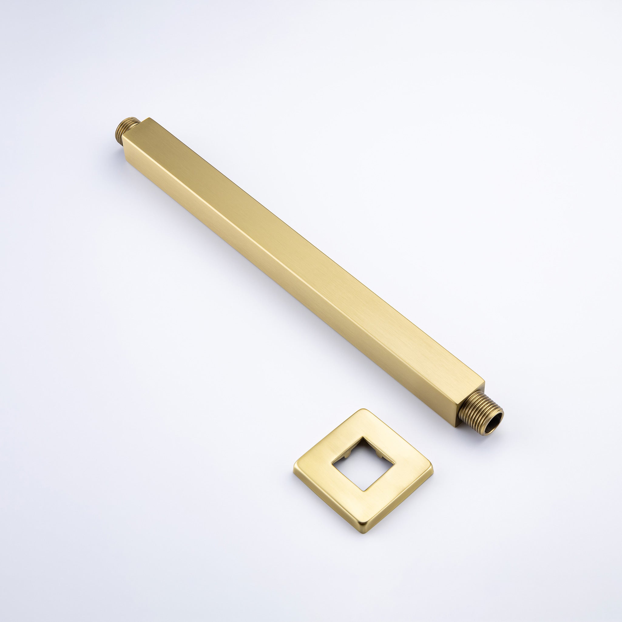 12" Square Ceiling-Mount Shower Arm with Flange
