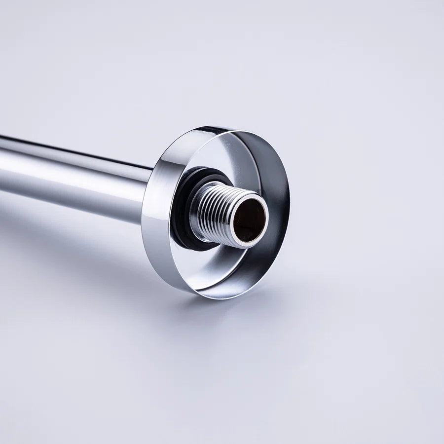 RAINLEX 8 in. Round Ceiling-Mount Shower Arm with Flange