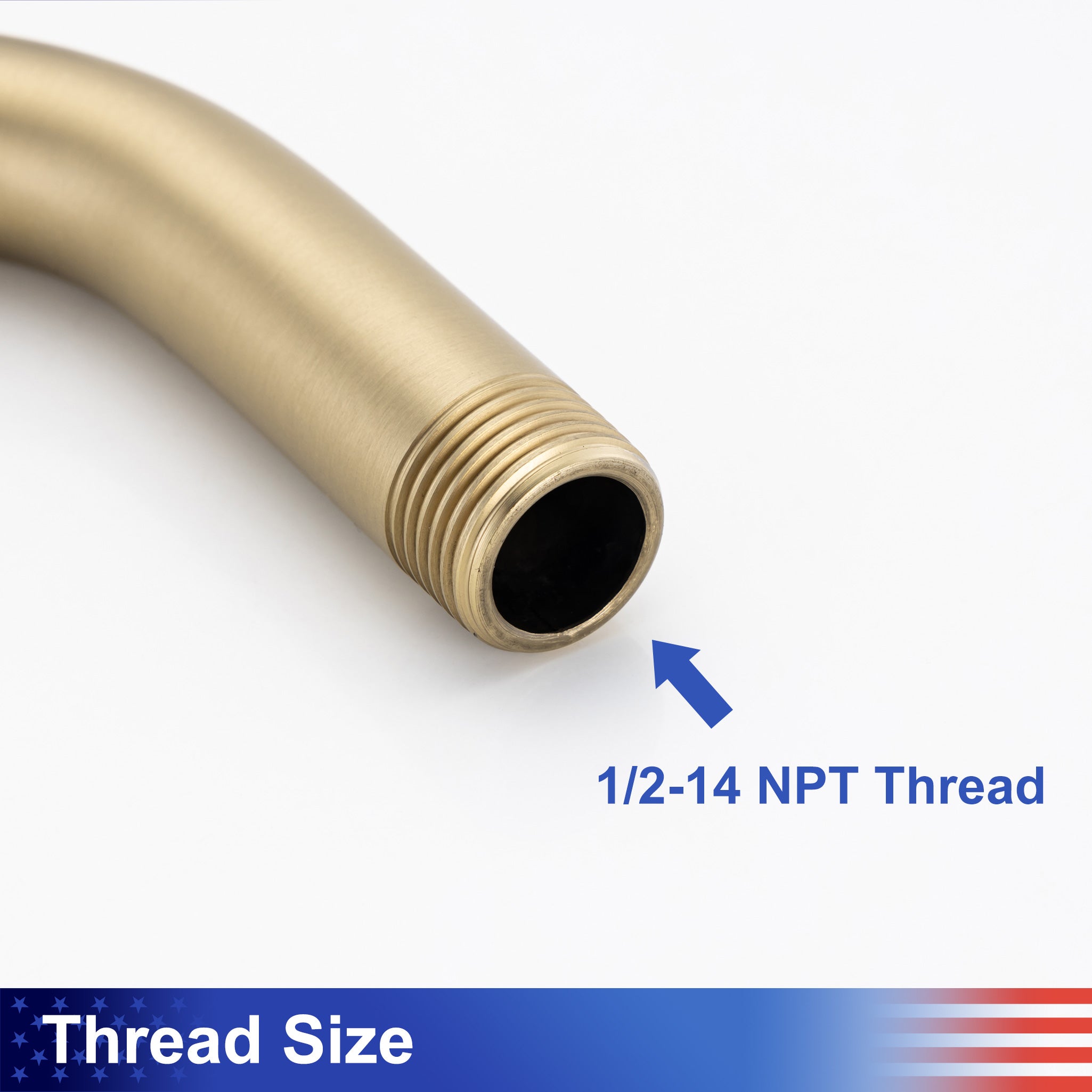6.5" Wall-Mount Shower Arm with Flange