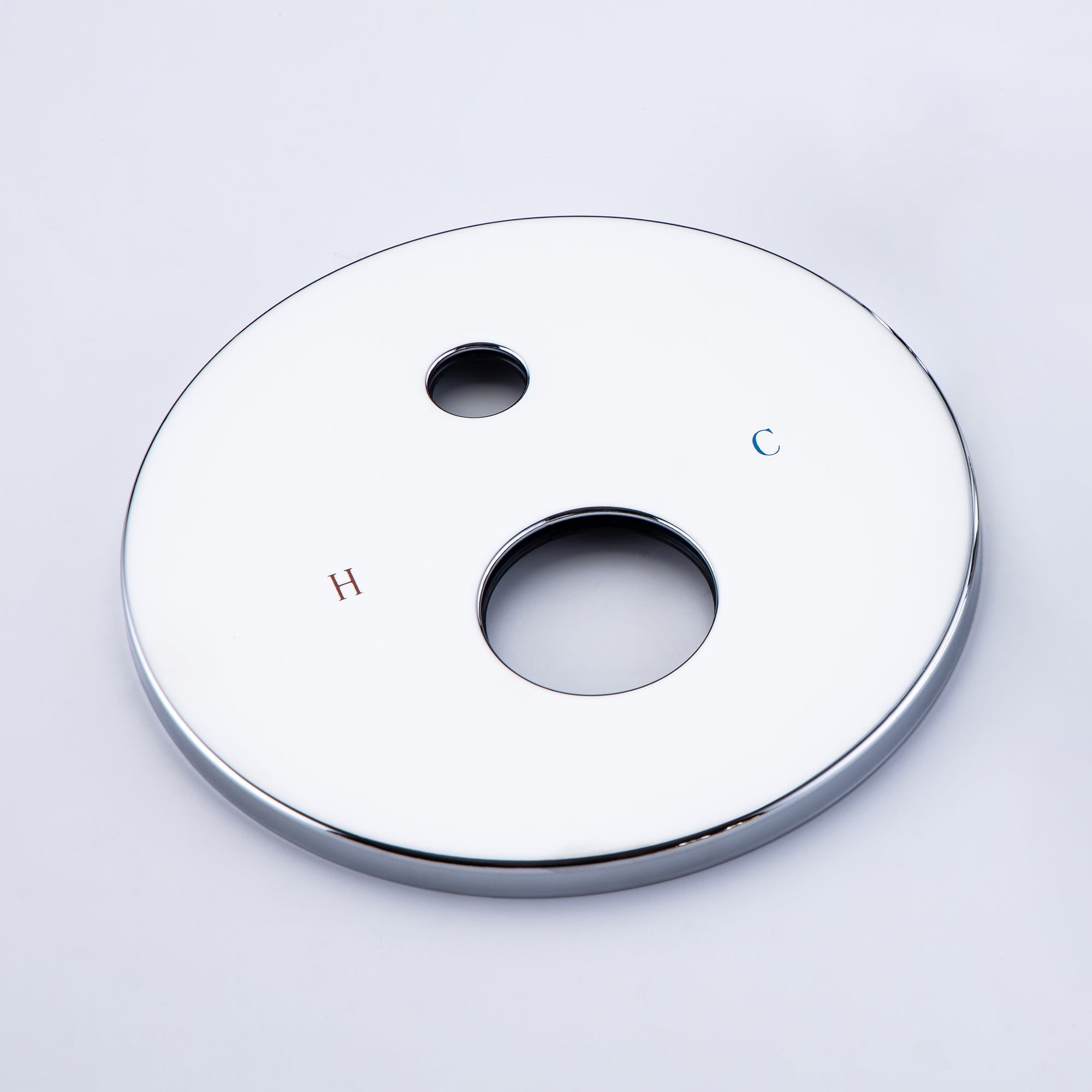 Multi-Function Round Shower Valve Trim Plate