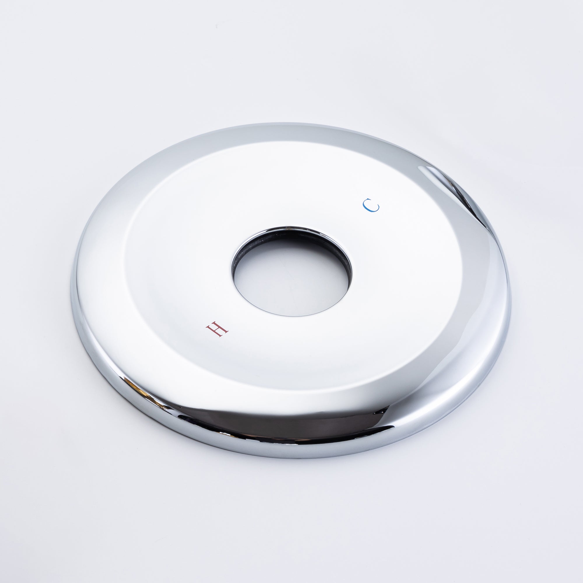 Single-Function Round Shower Valve Trim Plate