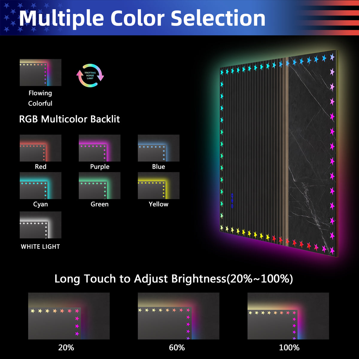 RAINLEX LED Bathroom Mirror (LM03)