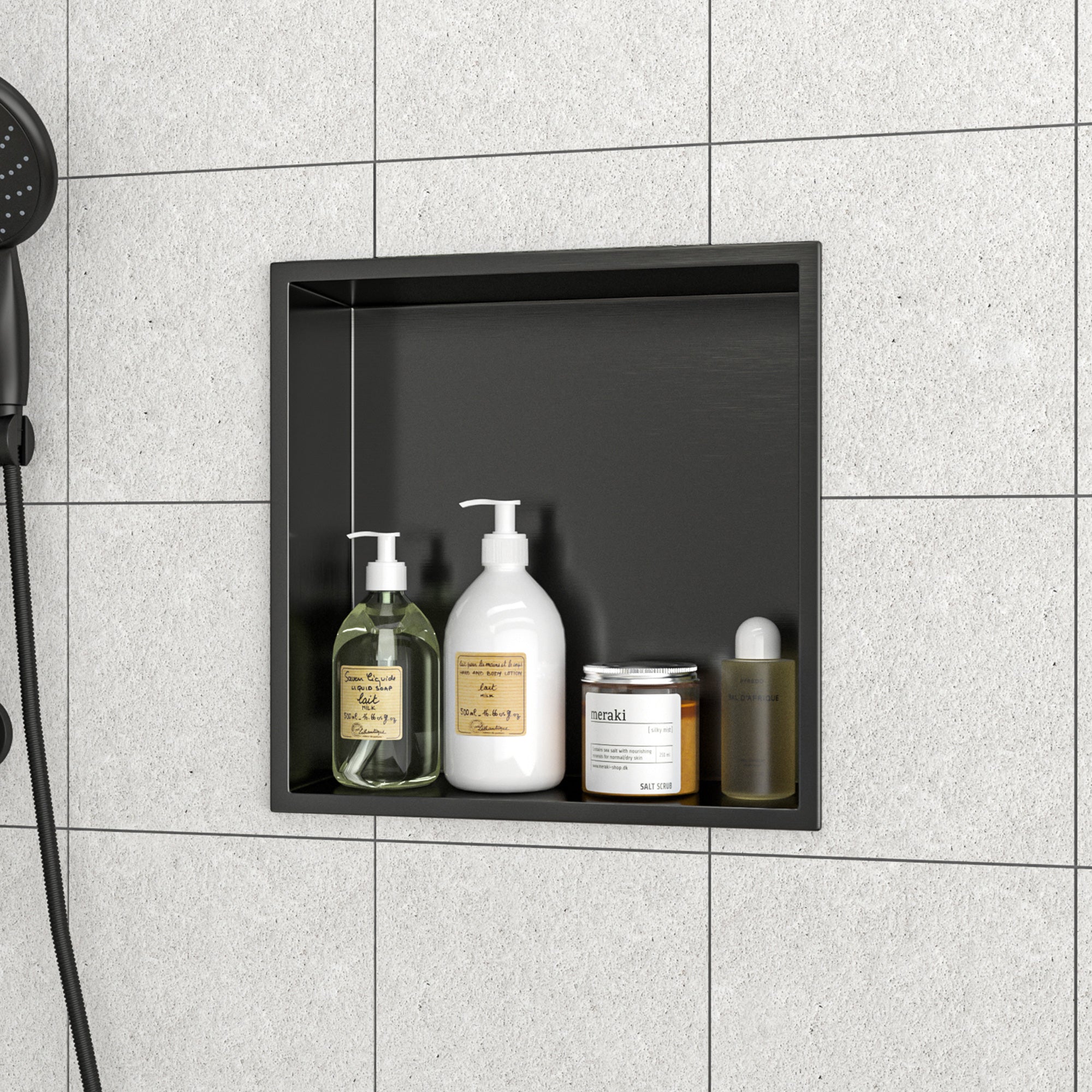12" x 12" Stainless Steel Recessed Shower Niche
