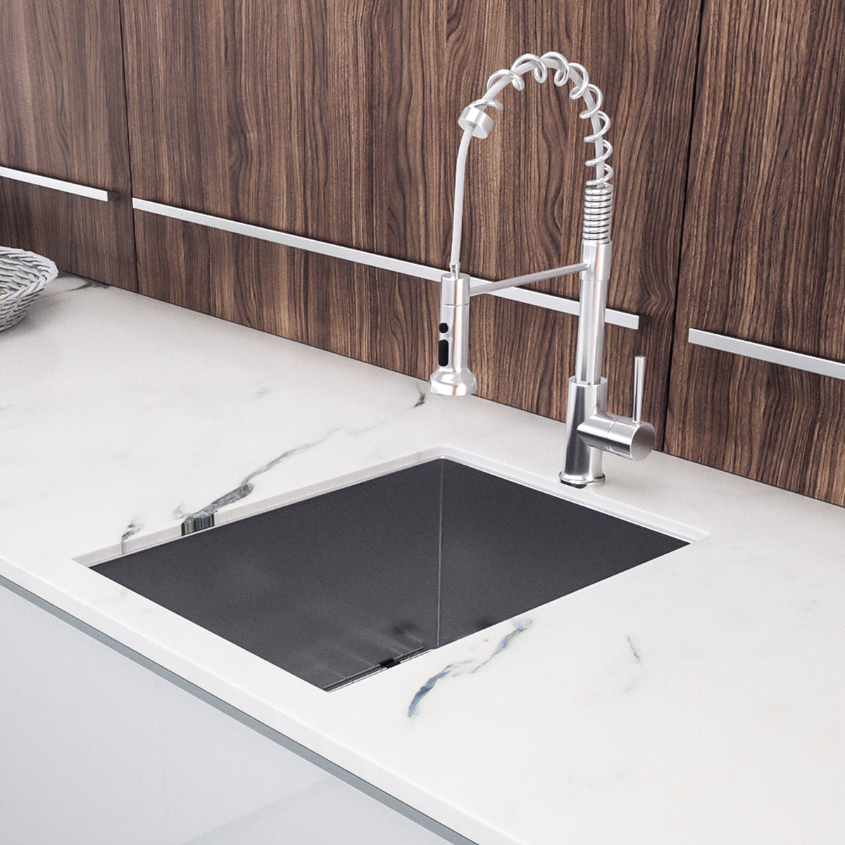 Undermount Single Bowl Kitchen Sink, Stainless Steel (SS23)