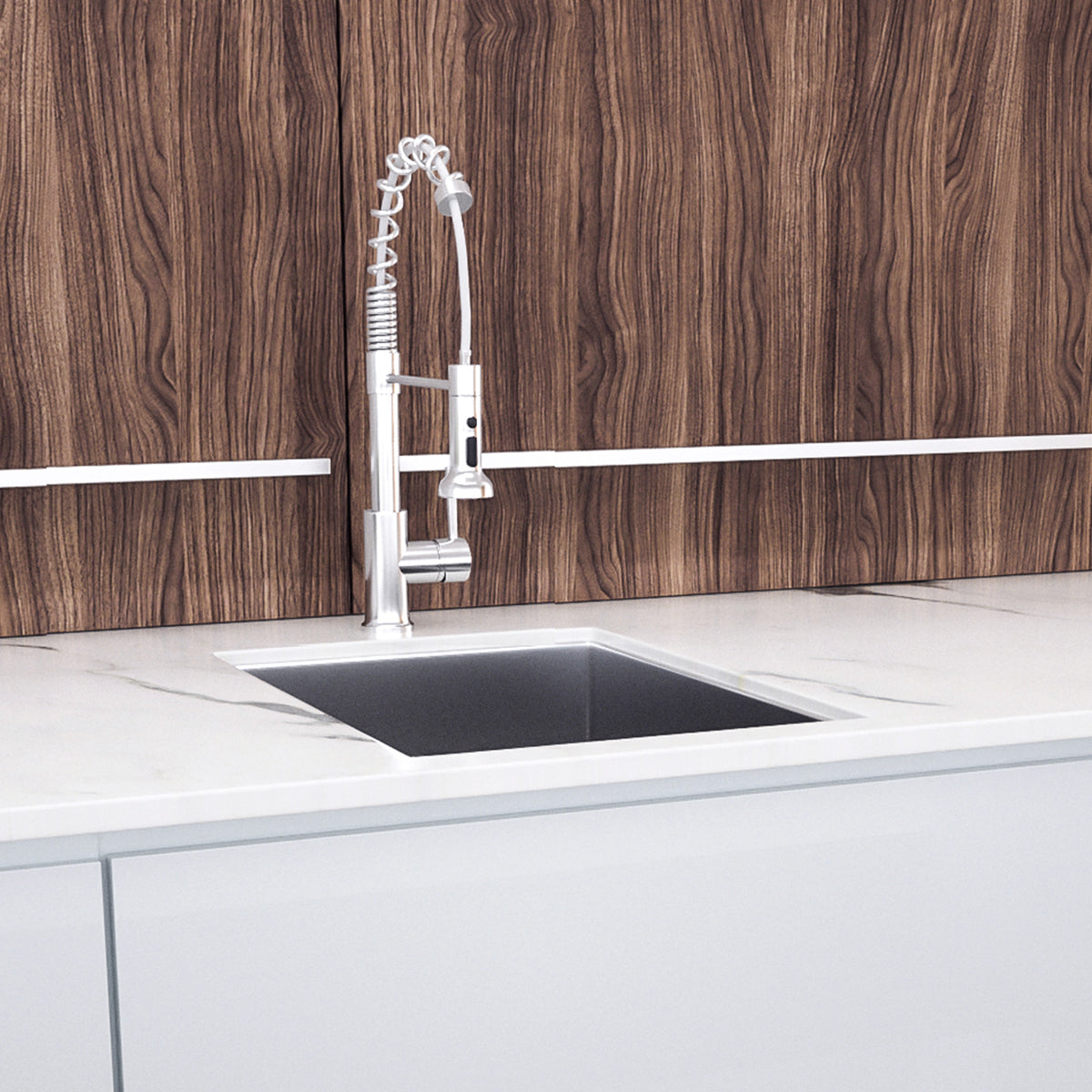 Undermount Single Bowl Kitchen Sink, Stainless Steel (SS23)