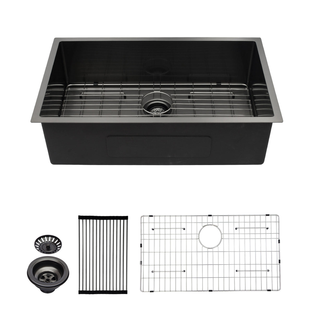 RAINLEX Undermount Single Bowl Kitchen Sink in Stainless Steel (SS26)