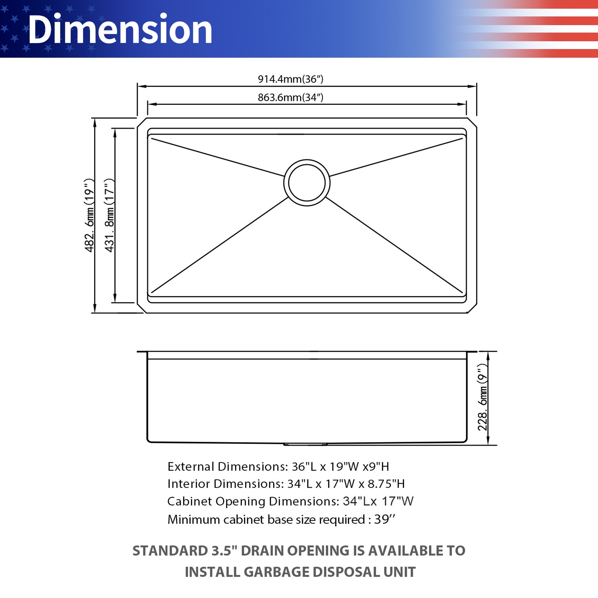 30" Undermount Single Bowl Workstation Sink, 16 Gauge Gold Stainless Steel