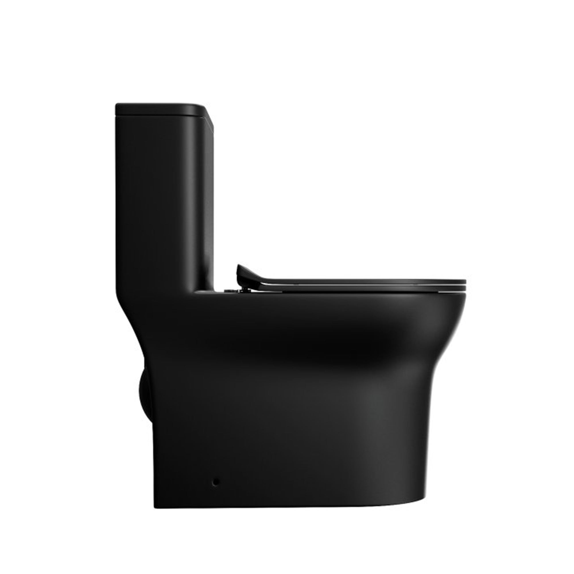 Toilette monobloc en noir mat RX-T03MB