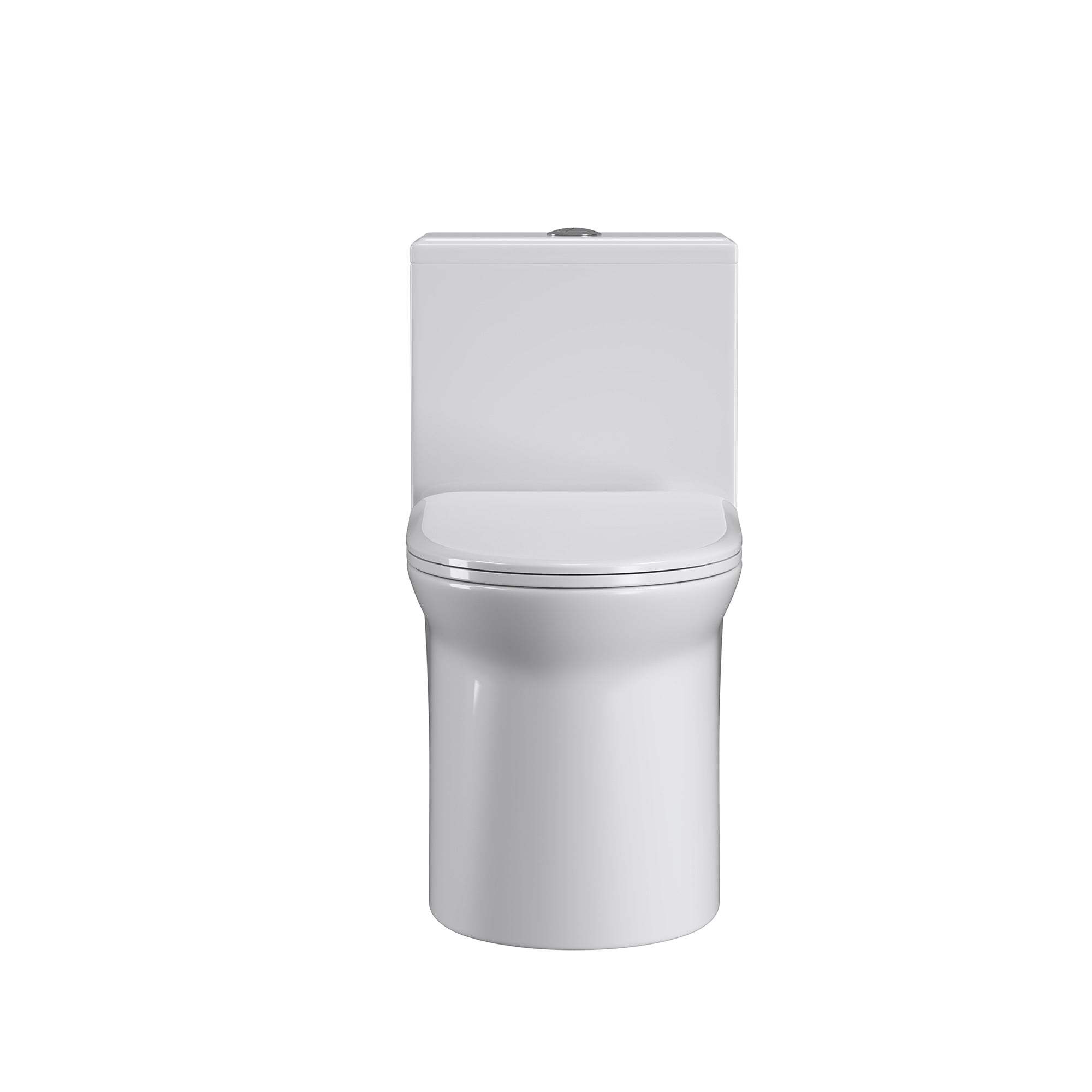 Toilette monobloc en blanc RX-T08W
