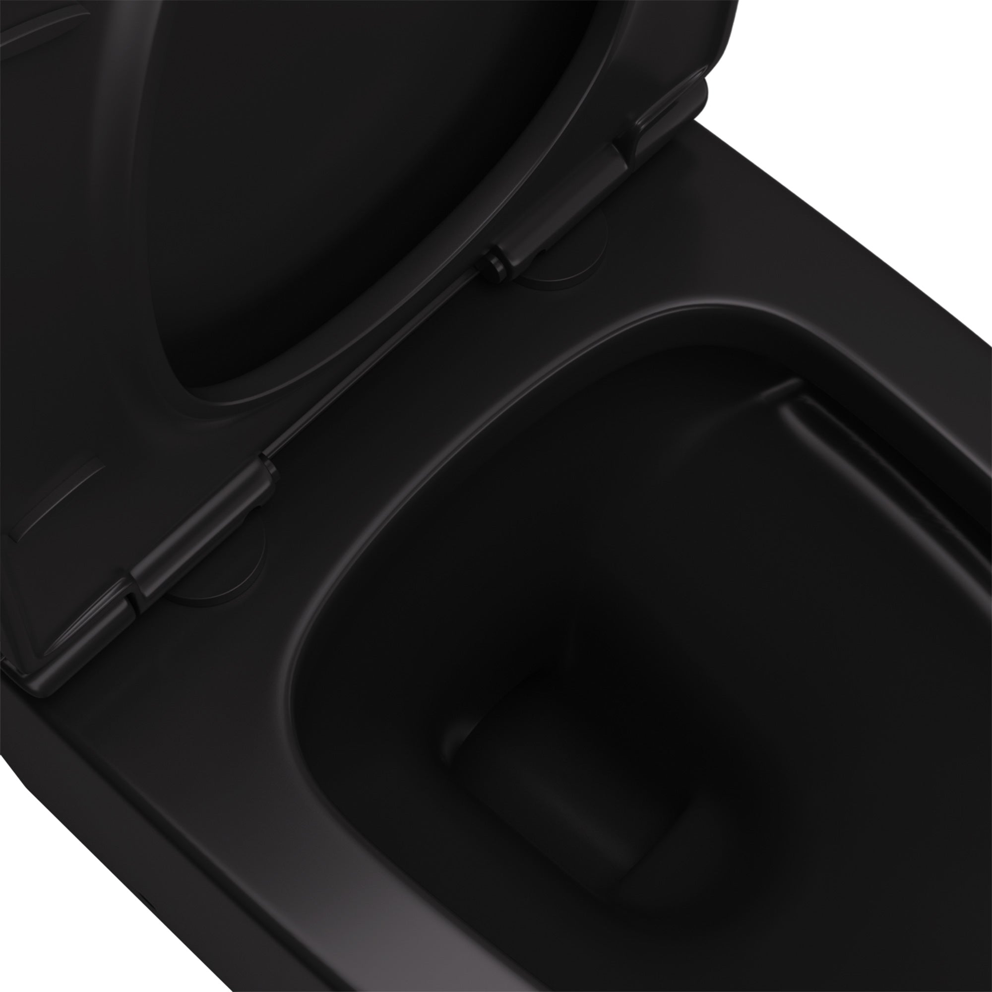 Toilette monobloc en noir mat RX-T09MB