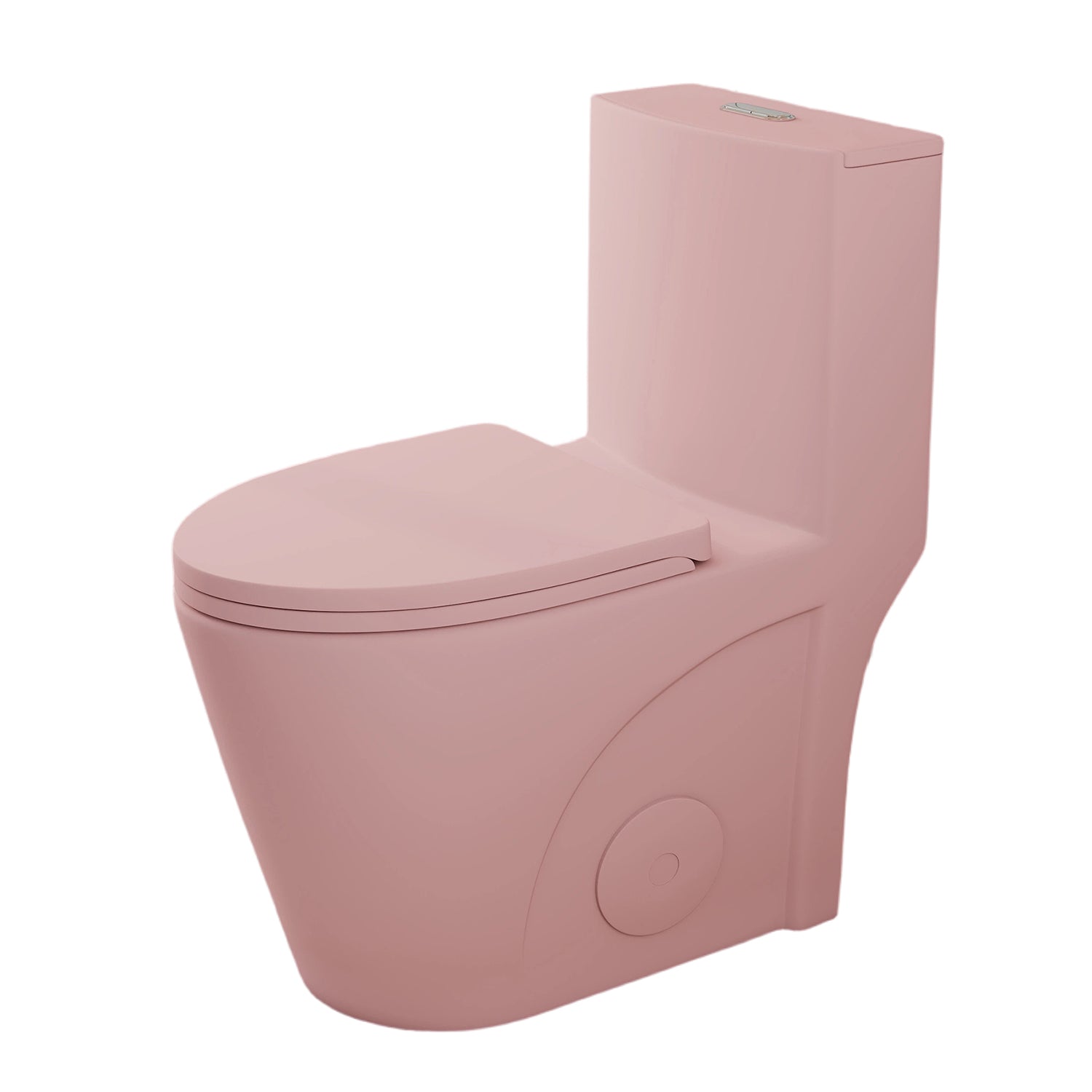 1.28/0.8 GPF Tornado Flush One-Piece Toilet, Elongated Siphonic S-Trap 12" Toilet with Soft Close Seat, Dual Flush, MAP 1000g, ADA Chair Height 17"