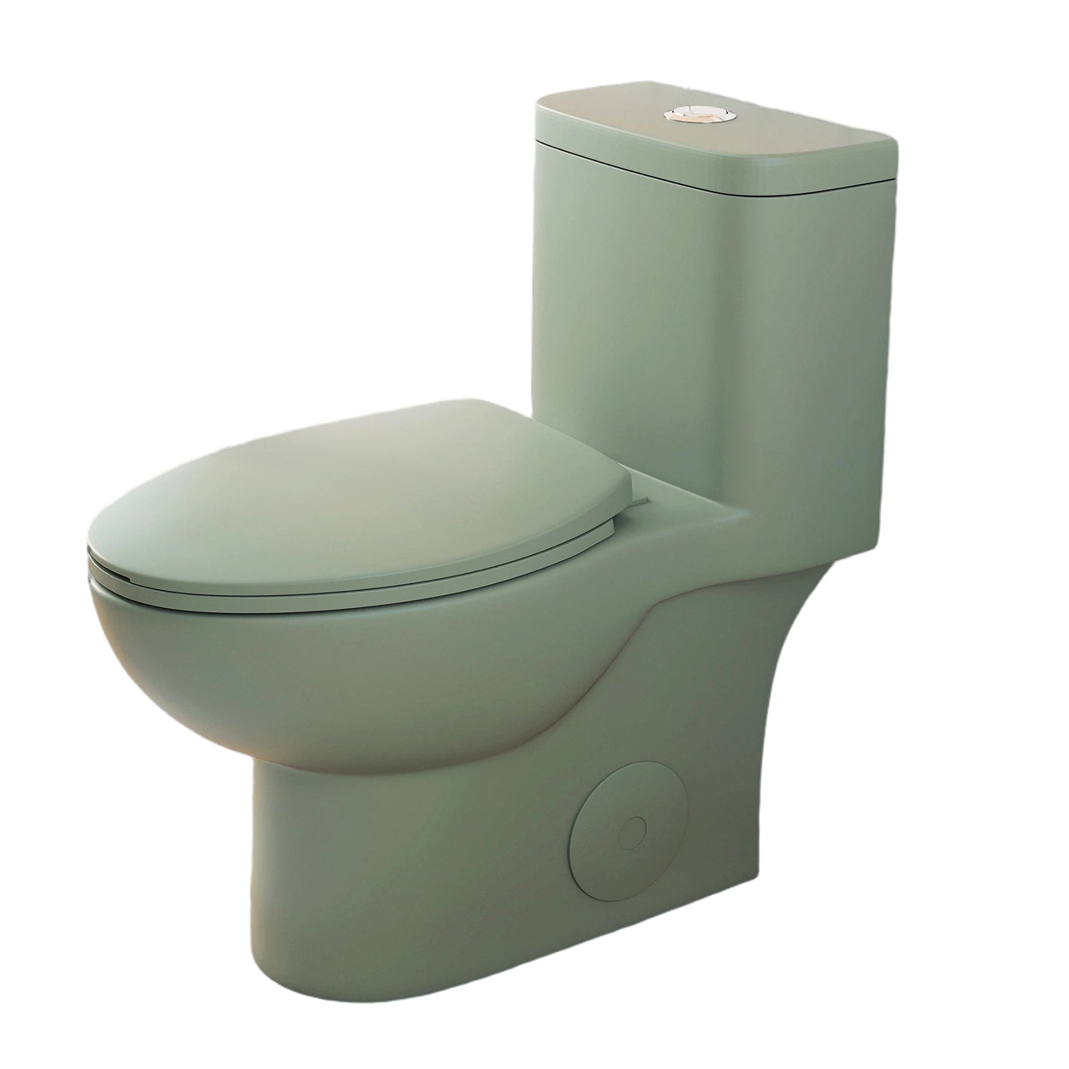 1.28/0.8 GPF Tornado Flush One-Piece Toilet, Rimless Siphonic Dual Flush Toilet with Soft Close Seat, Semi-Elongated Bowl, 12" S-Trap, MAP 1000g, ADA Comfort Height 17"