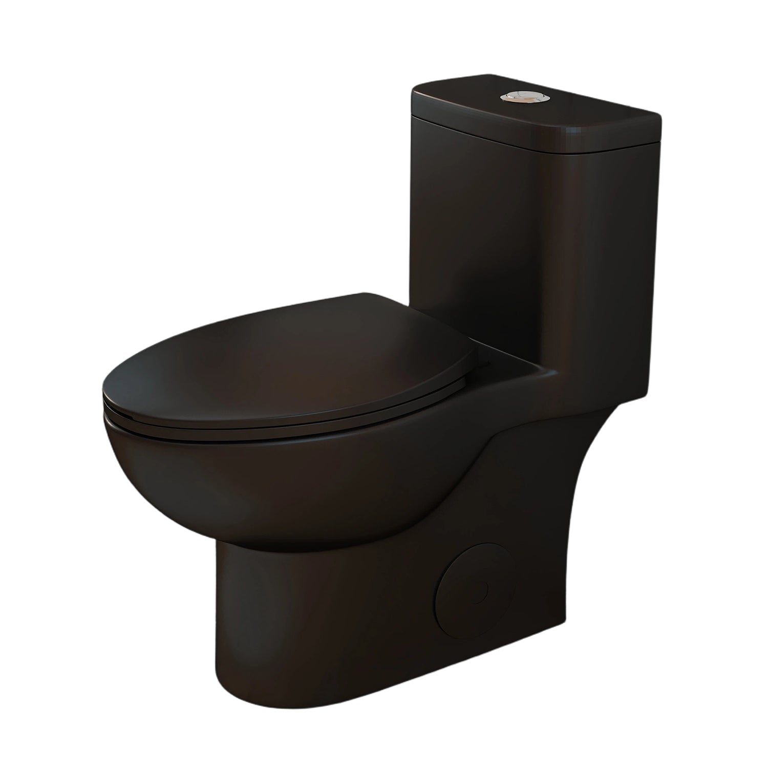 1.28/0.8 GPF Tornado Flush One-Piece Toilet, Rimless Siphonic Dual Flush Toilet with Soft Close Seat, Semi-Elongated Bowl, 12" S-Trap, MAP 1000g, ADA Comfort Height 17"