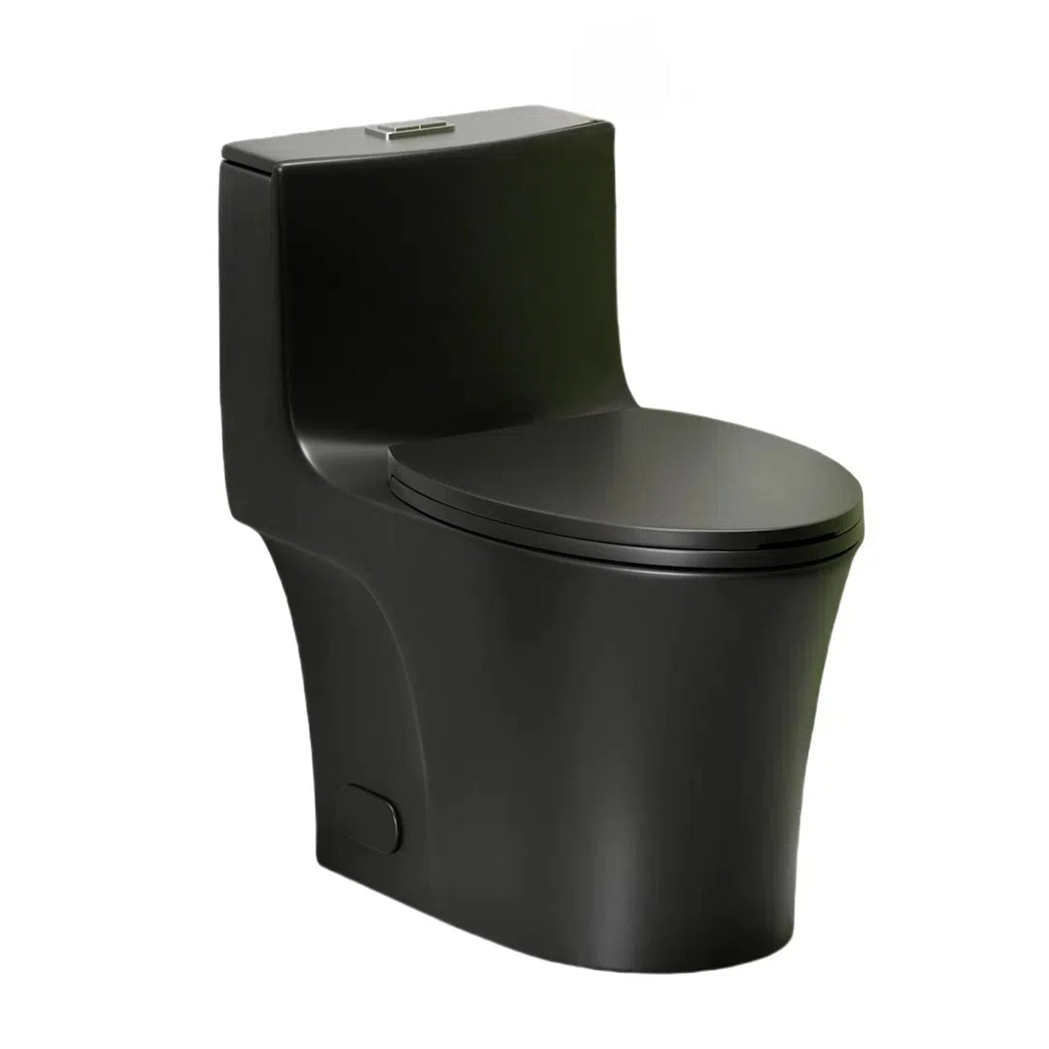 1.28/0.8 GPF Tornado Flush One-Piece Elongated Toilet, Siphonic S-Trap 12", Soft-Close Quick-Release Seat, Top Button Dual Flush, MAP 1000g, ADA Comfort Height 17"