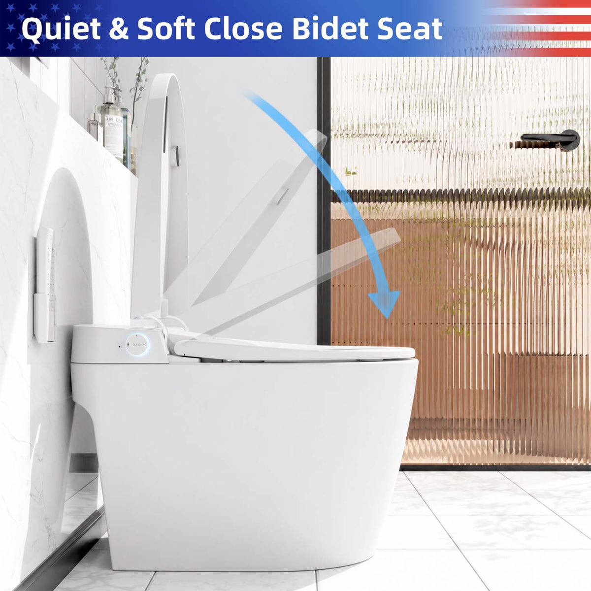Rainlex Smart Toilet Bidet, One Piece Electric Toilet with Heated Seat, Auto Flush, Warm Air Dryer, Wireless Remote & Self Cleaning Nozzle (T31)