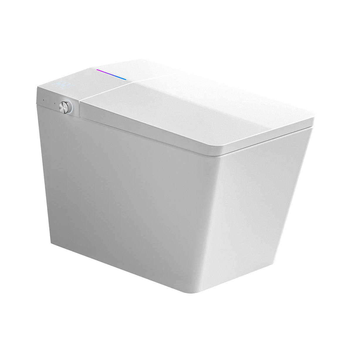 Rainlex Square Smart Bidet Toilet with Built-in Tank, Heated Seat, Instant Warm Water Wash, Auto Flush, Foot Sensor & Remote Control(T45)
