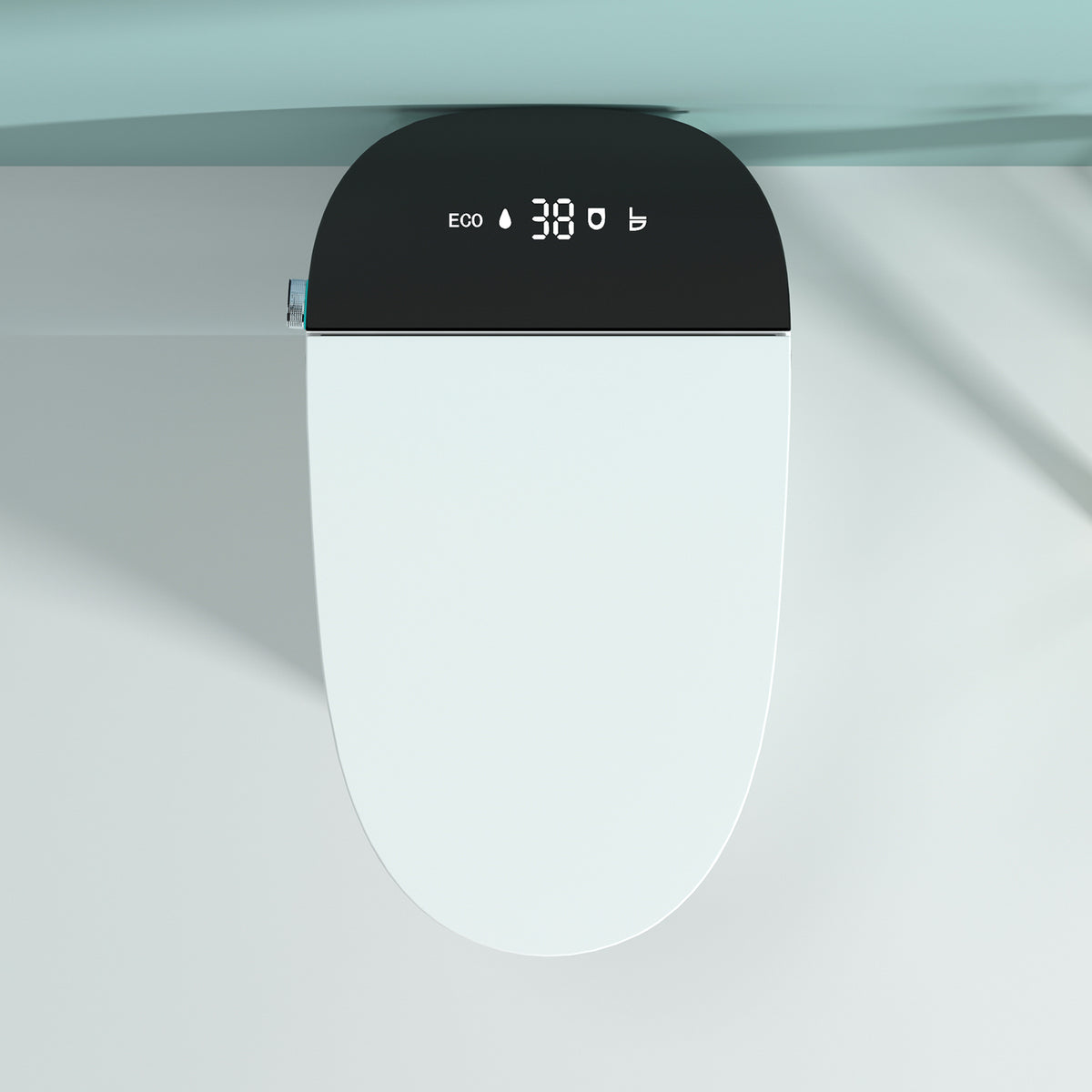 Rainlex ADA Smart Bidet Toilet with Auto Open Lid, Heated Seat, Warm Water Wash, Dryer, LED Display, Night Light & Remote Control(T54)