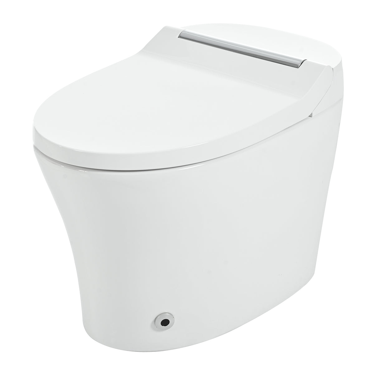 Rainlex Smart One Piece Toilet with Heated Seat, Dual Flush 1.0/1.28 GPF, Auto Flush, Foot Sensor, Night Light & Knob Control(T71)