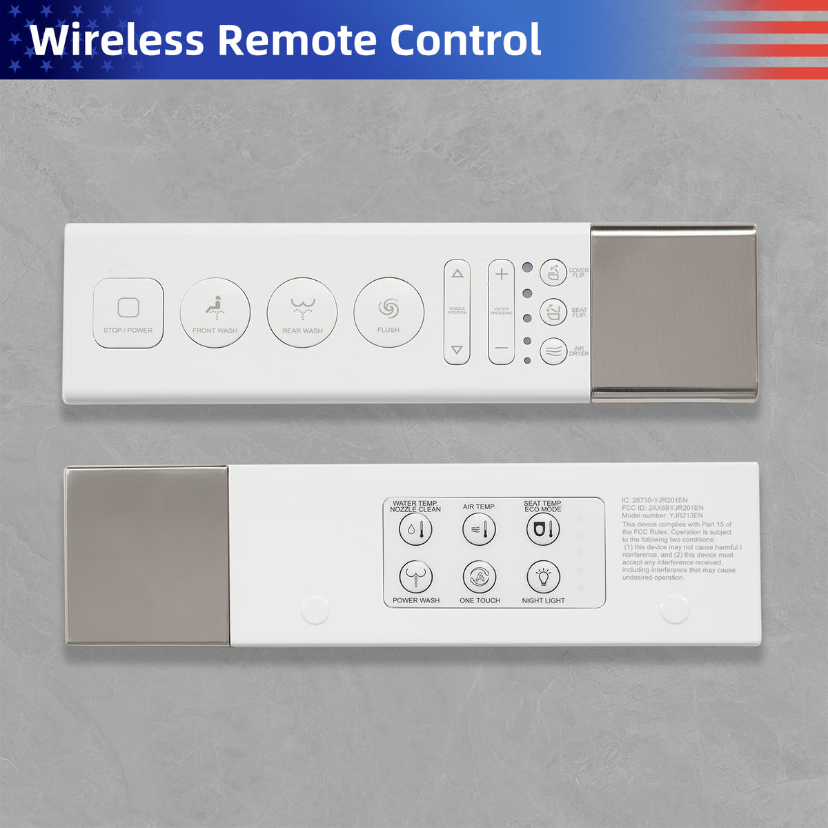 Rainlex Tankless Smart Bidet Toilet with Auto Open Lid, Heated Seat, Warm Water Wash, Dryer, Foot Sensor & Remote Control(T74)