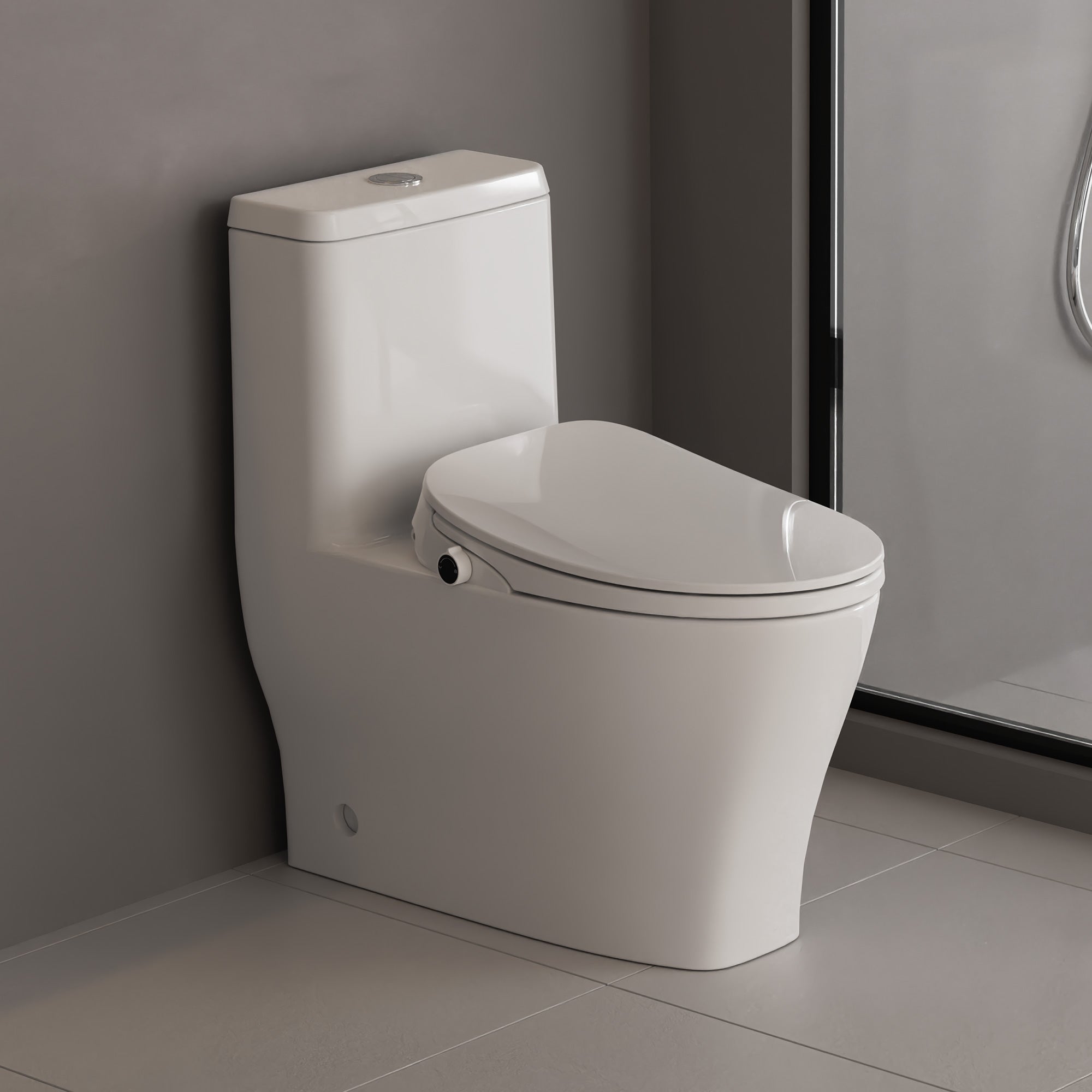 Siège de toilette avec bidet intégré RX-TS01W