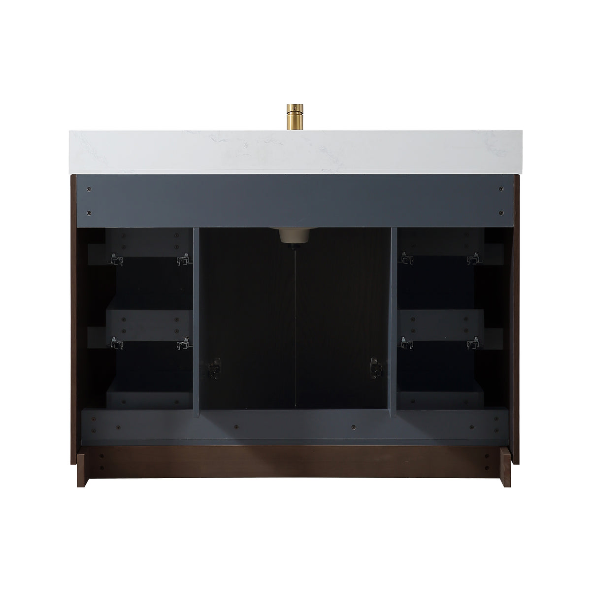 RAINLEX Freestanding Single Bathroom Vanity with Quartz Top (V04)