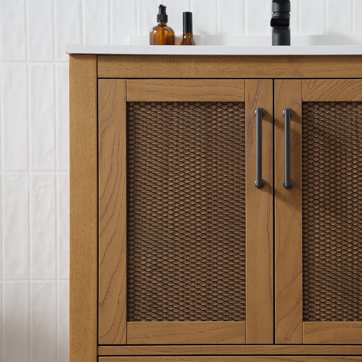 RAINLEX Freestanding Single Bathroom Vanity with Quartz Top