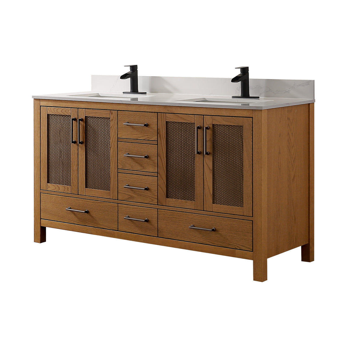 RAINLEX Freestanding Single Bathroom Vanity with Quartz Top