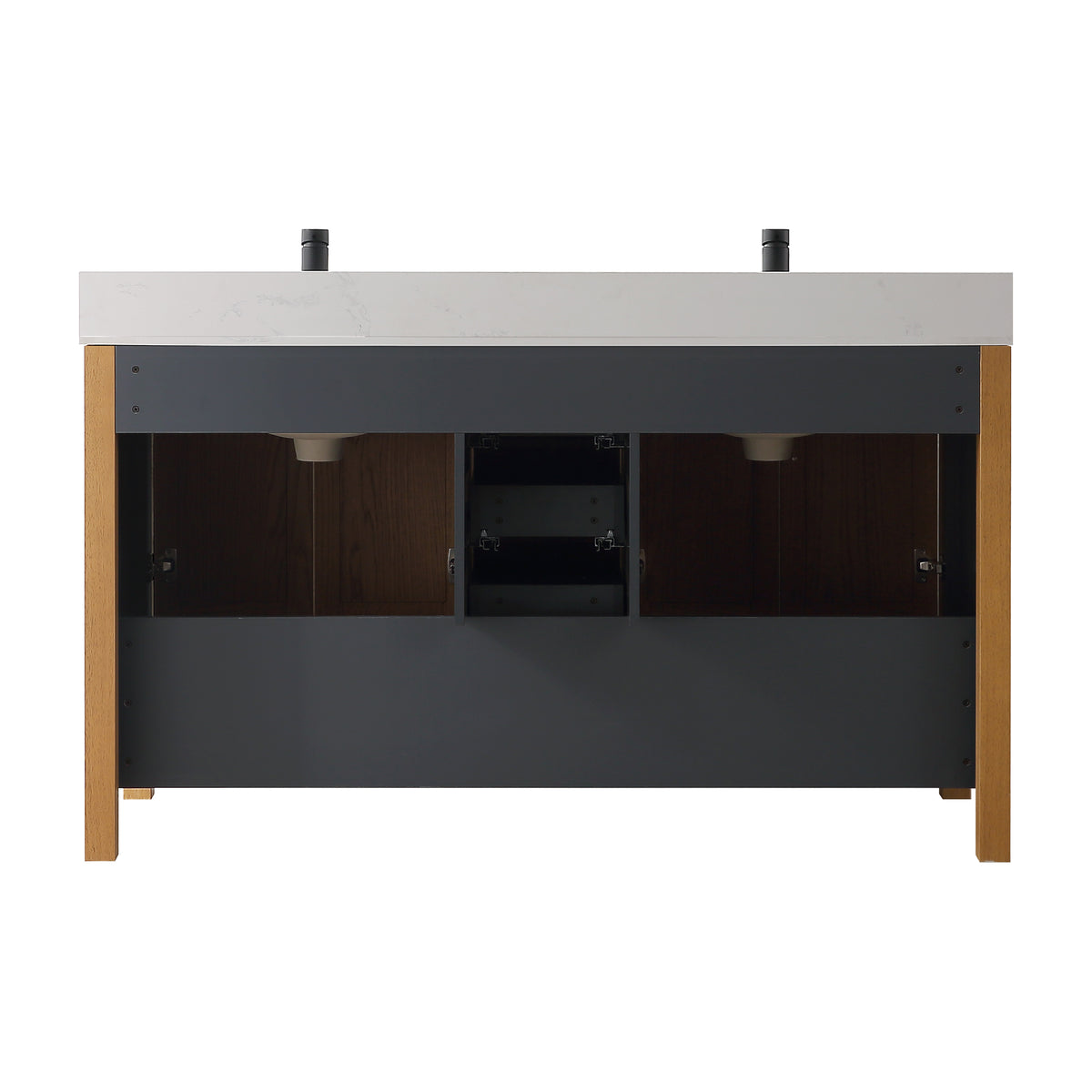 RAINLEX Freestanding Single Bathroom Vanity with Quartz Top