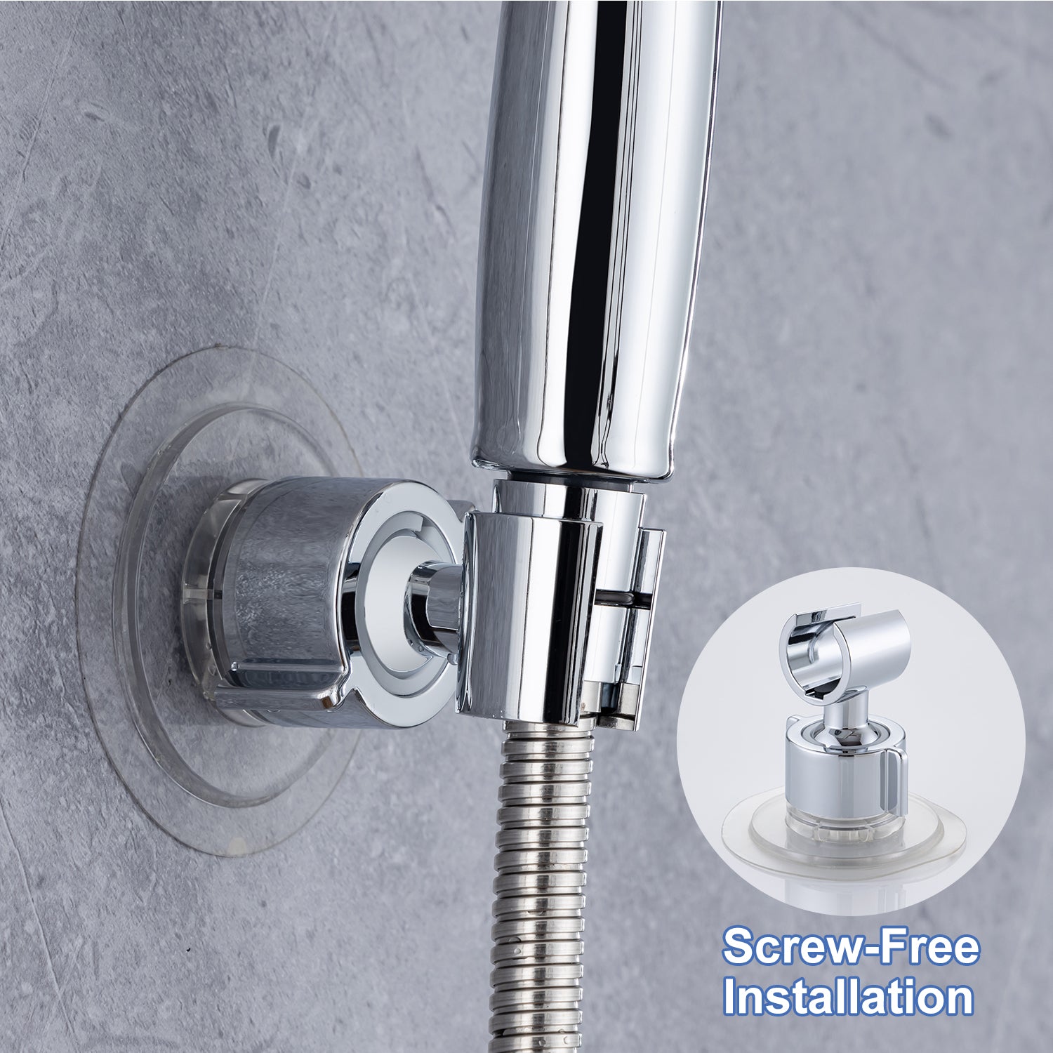 Shower System with Rain Shower Head and Handheld Shower (S2003)