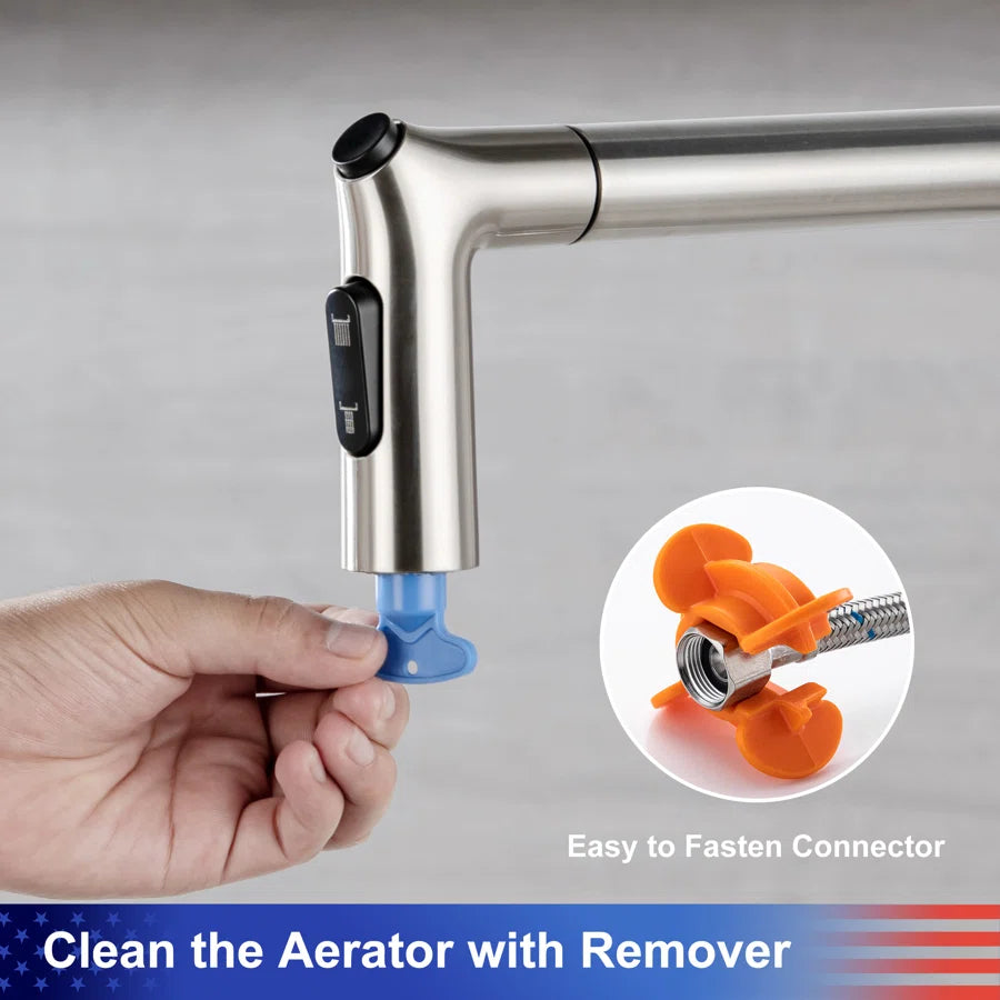 Single-Handle Pull-Down Kitchen Faucet (S6013)