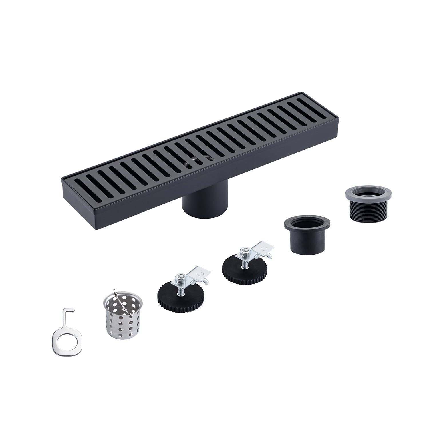 Drain de douche à grille linéaire de 12 po de largeur RX7002-12