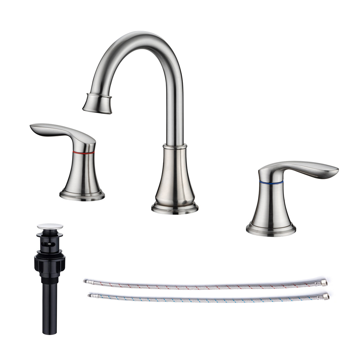 Every Drop Is Lavish with this Widespread Bathroom Faucet
