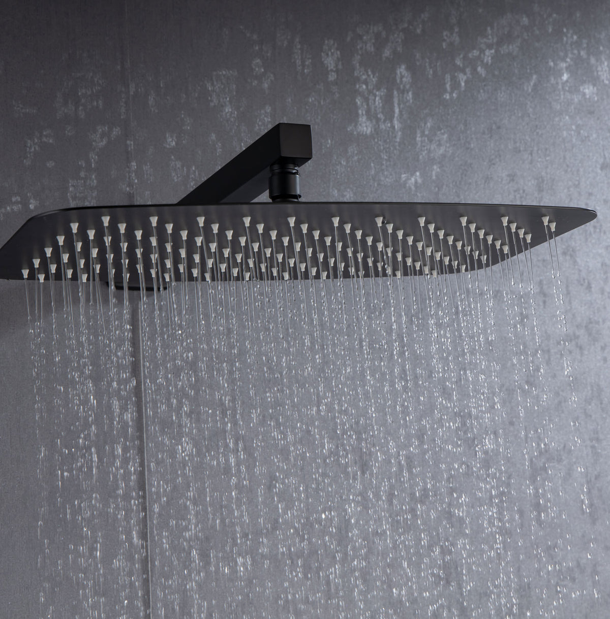 12" Square 2-Way Wall-Mount Shower System with Rough-in Valve (S97202)