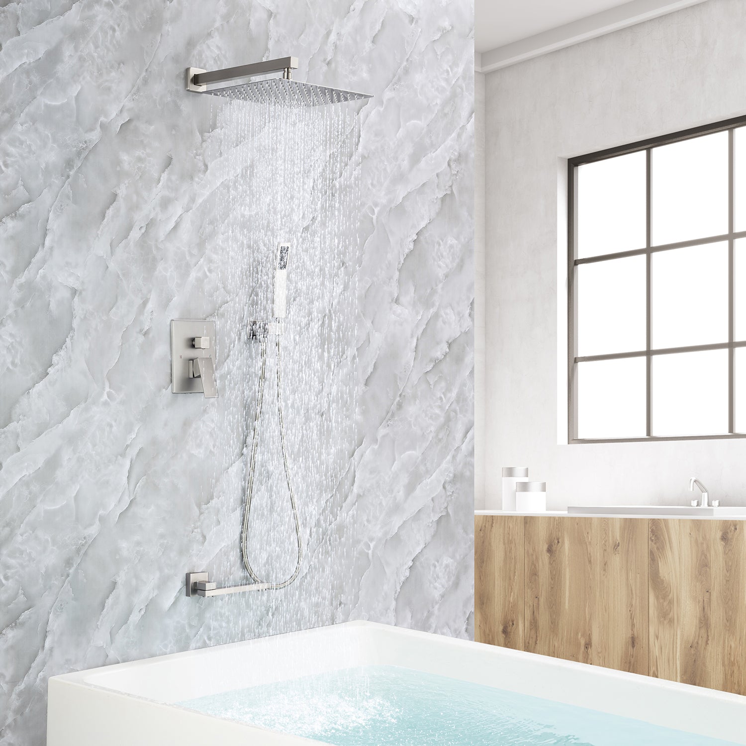Pressure Shower Faucet with Rough-in Valve RX93103-10