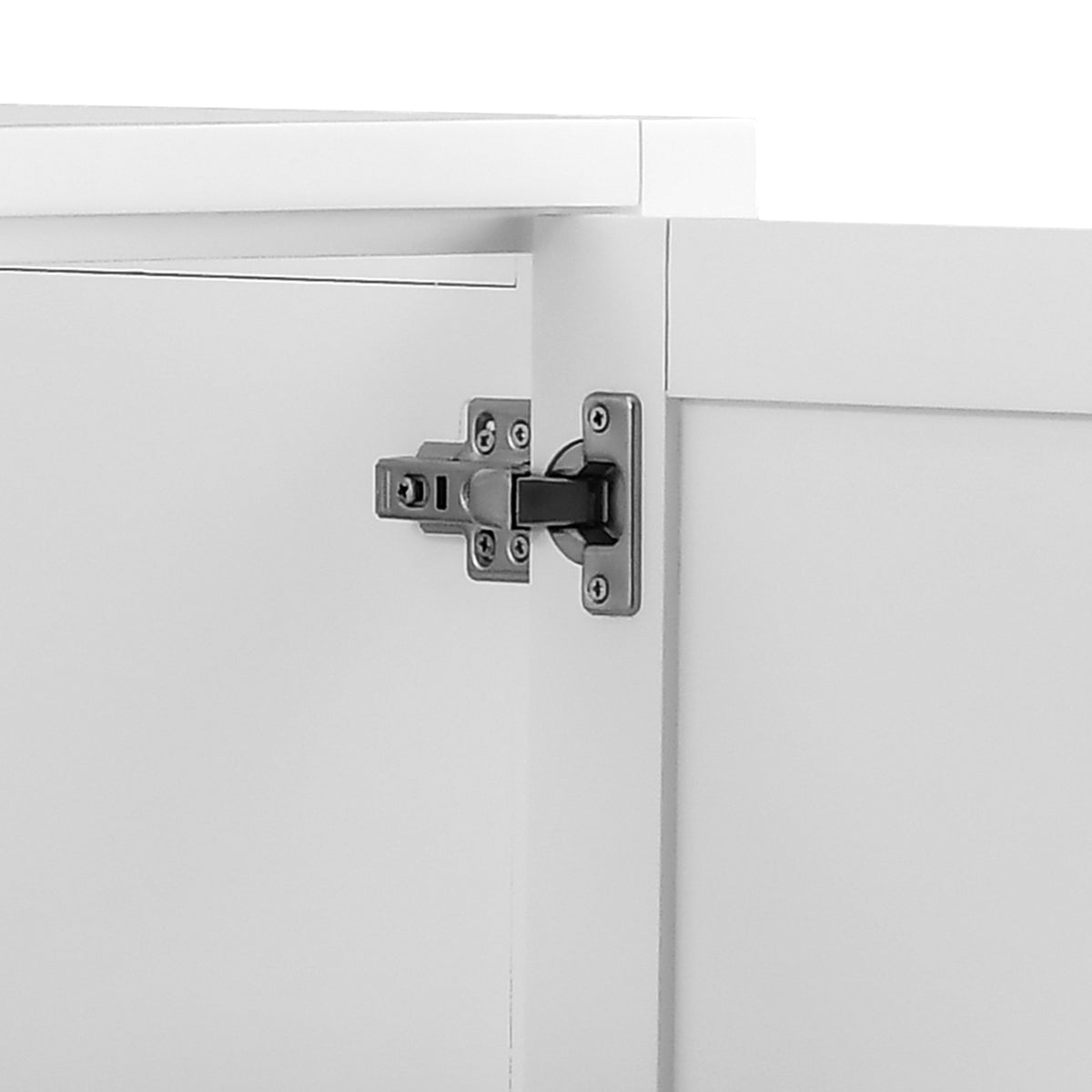 RAINLEX 60 in. Freestanding Double Sink Bathroom Vanity, Solid Wood