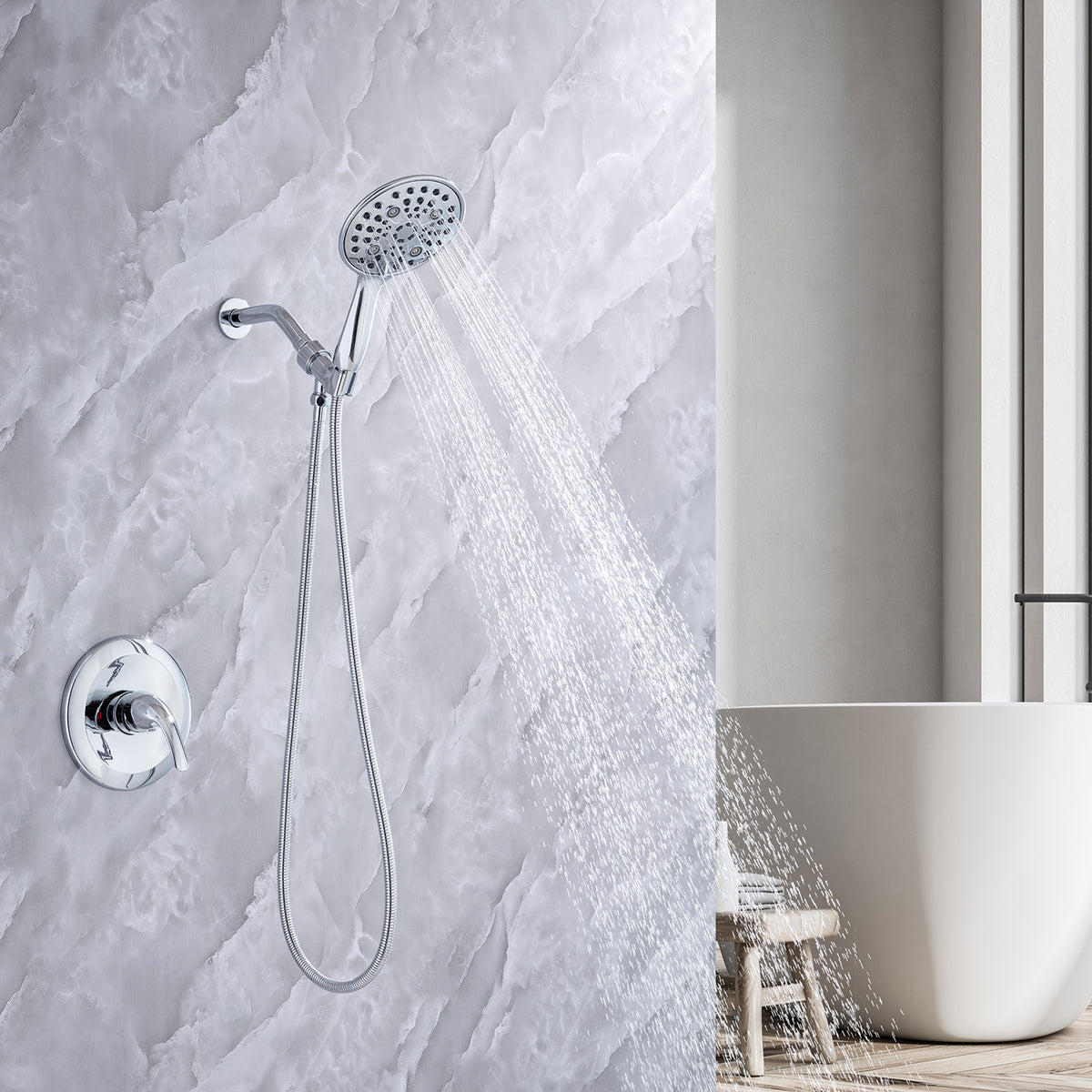 Robinet de douche avec valve brute RX92101-6