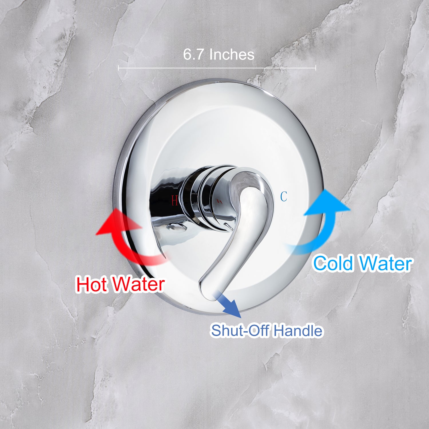 Tub and Shower System with Rough-in Valve (S92102)