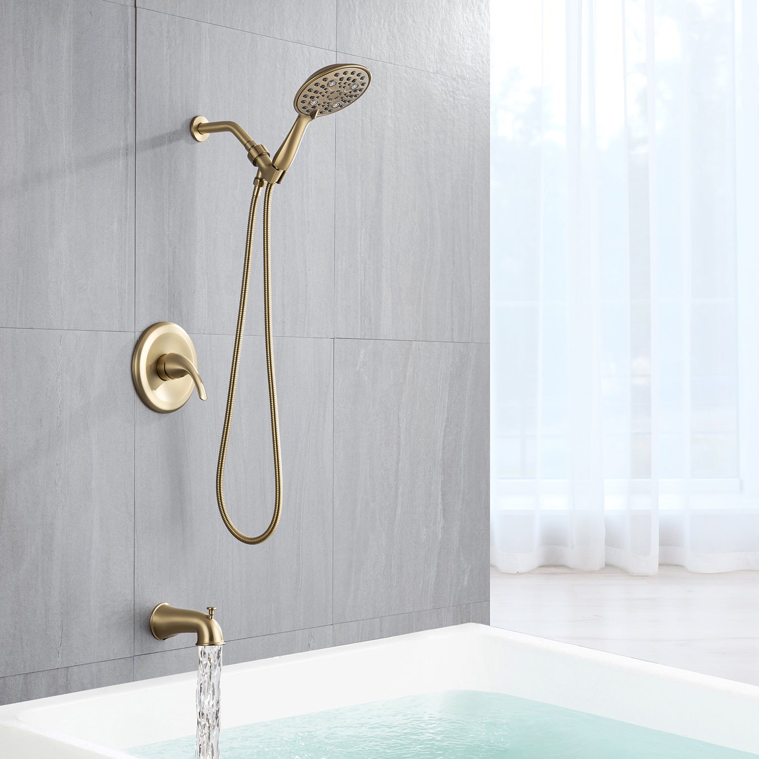 Tub and Shower System with Rough-in Valve (S92102)