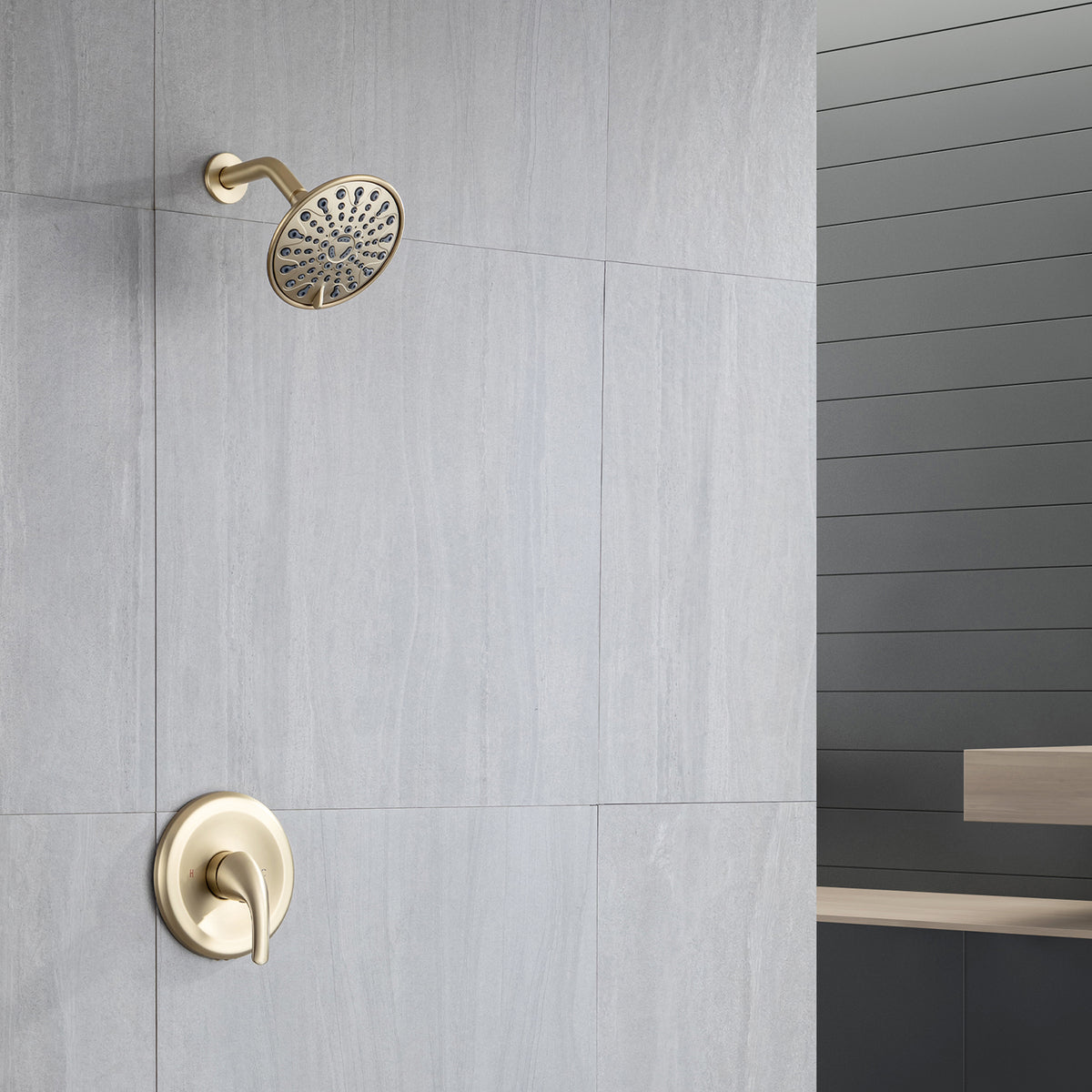 RAINLEX 6-Spray Wall-Mount Shower System with Rough-In Valve (S92201)