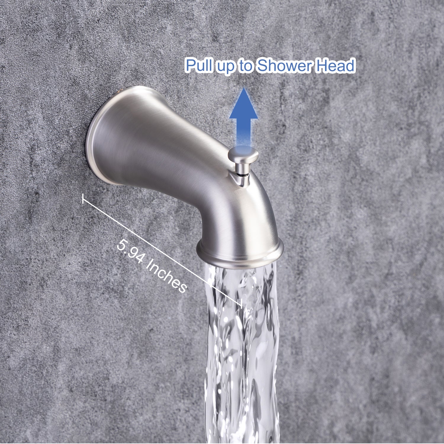 Robinet de douche à 6 jets avec valve brute RX92202-6