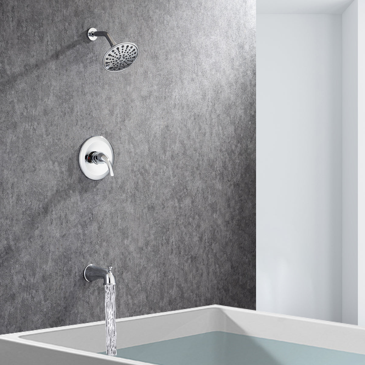 Robinet de douche à 6 jets avec valve brute RX92202-6