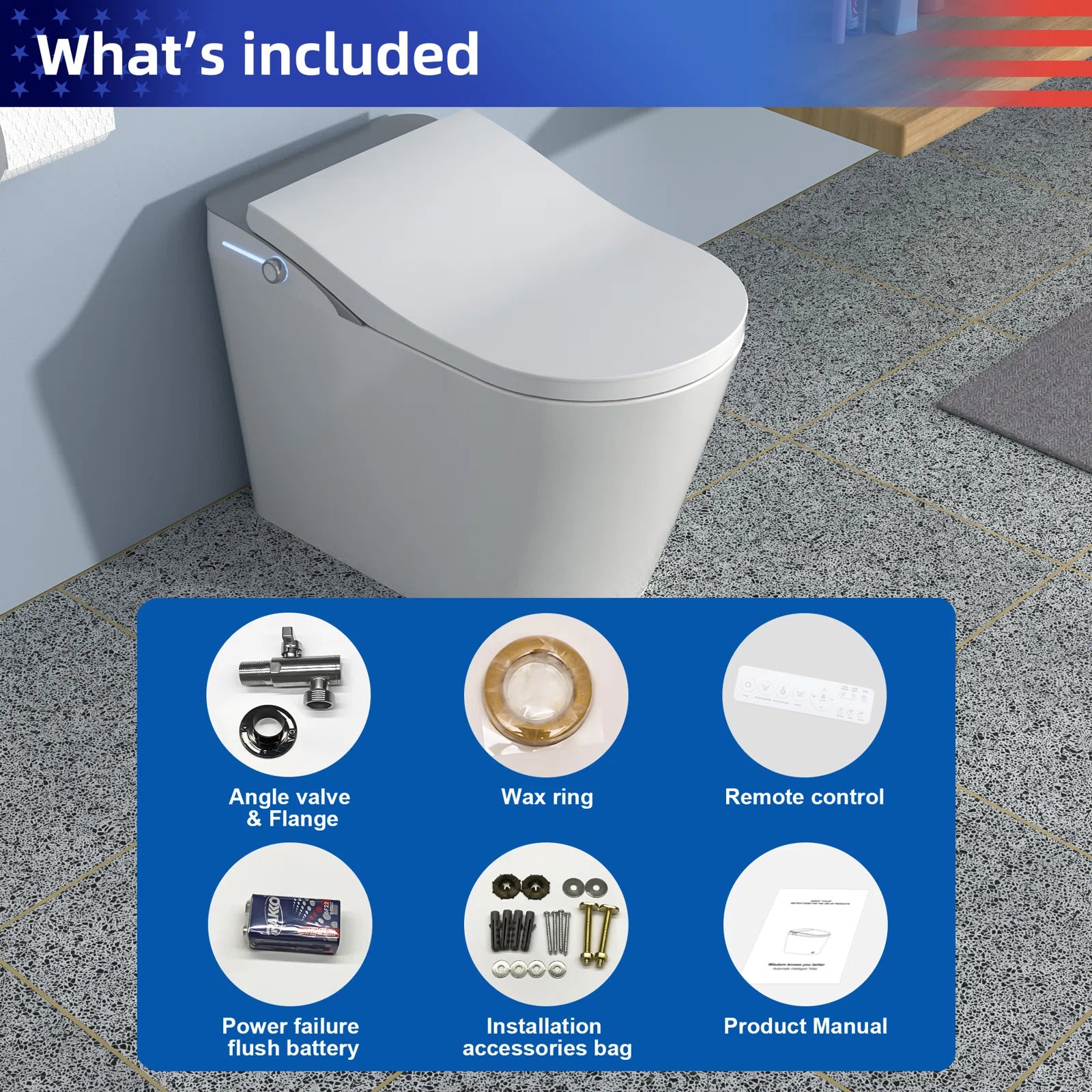 Smart Toilet with bidet built-in RX-T18W