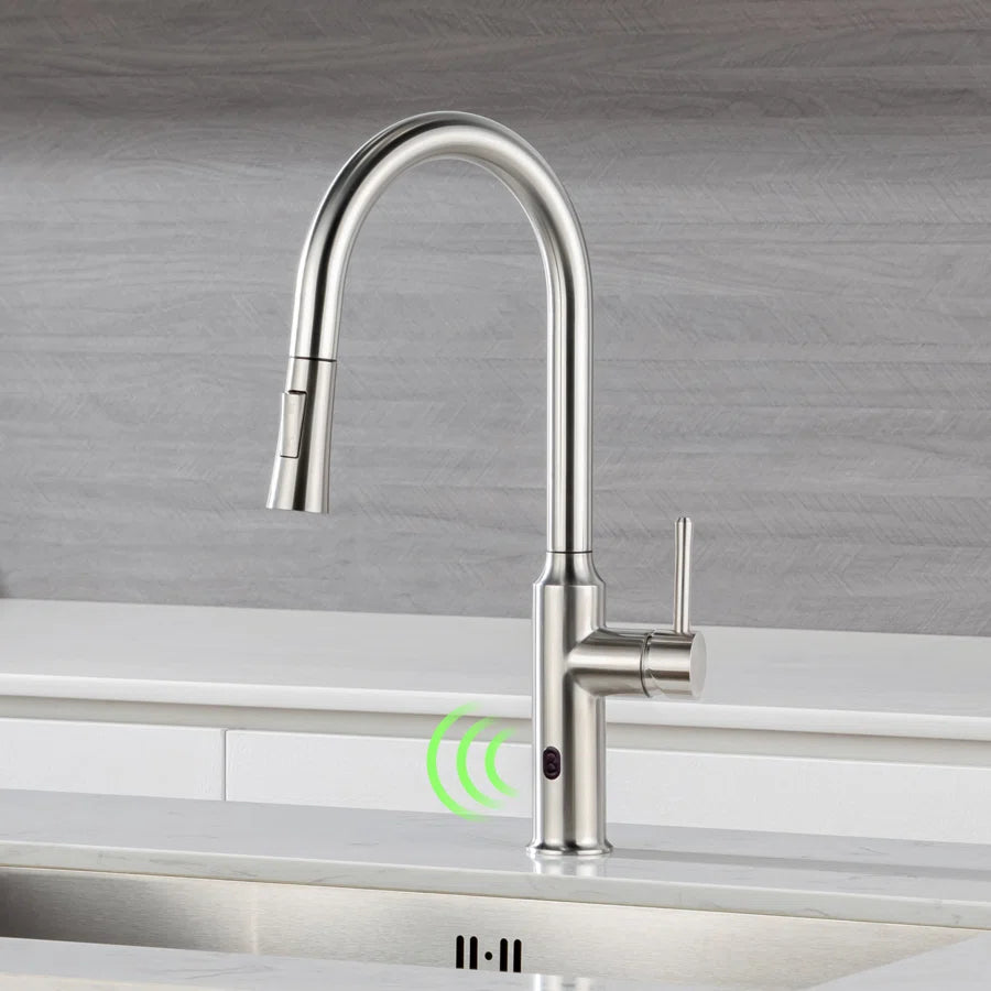 Robinet de cuisine à poignée unique rétractable RX6012